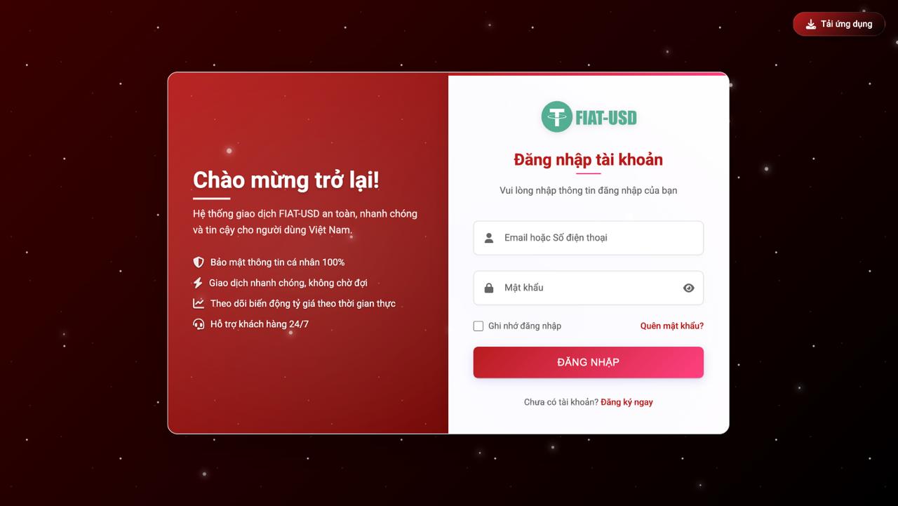 WEB MUA BÁN USDT