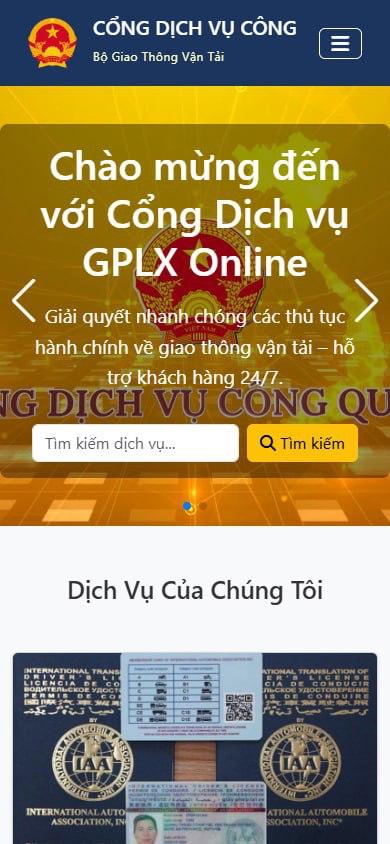 APP ĐỔI CẤP GIẤY PHÉP LÁI XE - BẰNG LÁI ONLINE