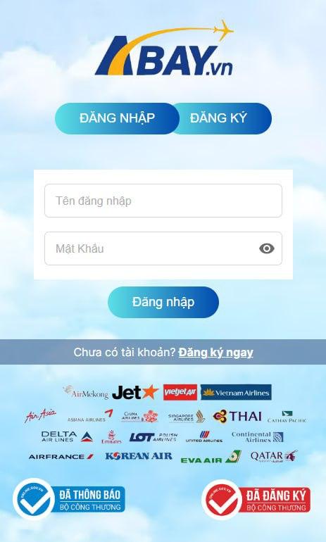 APP VÉ MÁY BAY ABAY