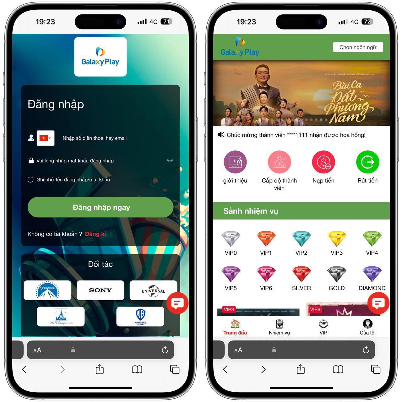 APP ĐẦU TƯ QUAY ĐƠN HÀNG